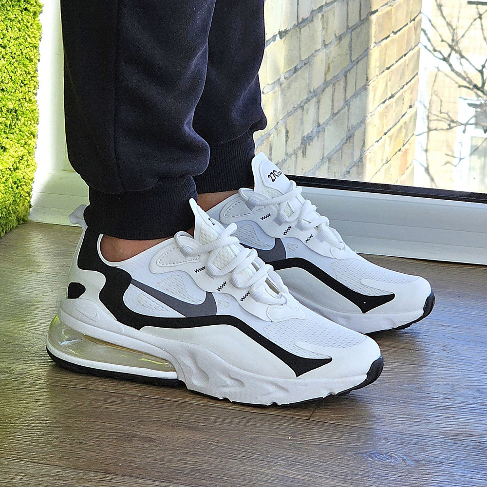 Кроссовки Nike 270 Сеточка Мужские Белые Найк с Амортизацией Летние (размеры: 41,42,43,44,45) Видео Обзор Днепр - изображение 7
