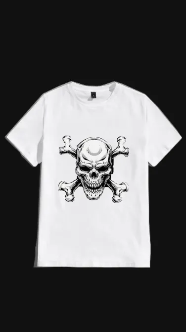 Футболка мужская с принтом 44 Белая 2634326301 Днепр - изображение 1