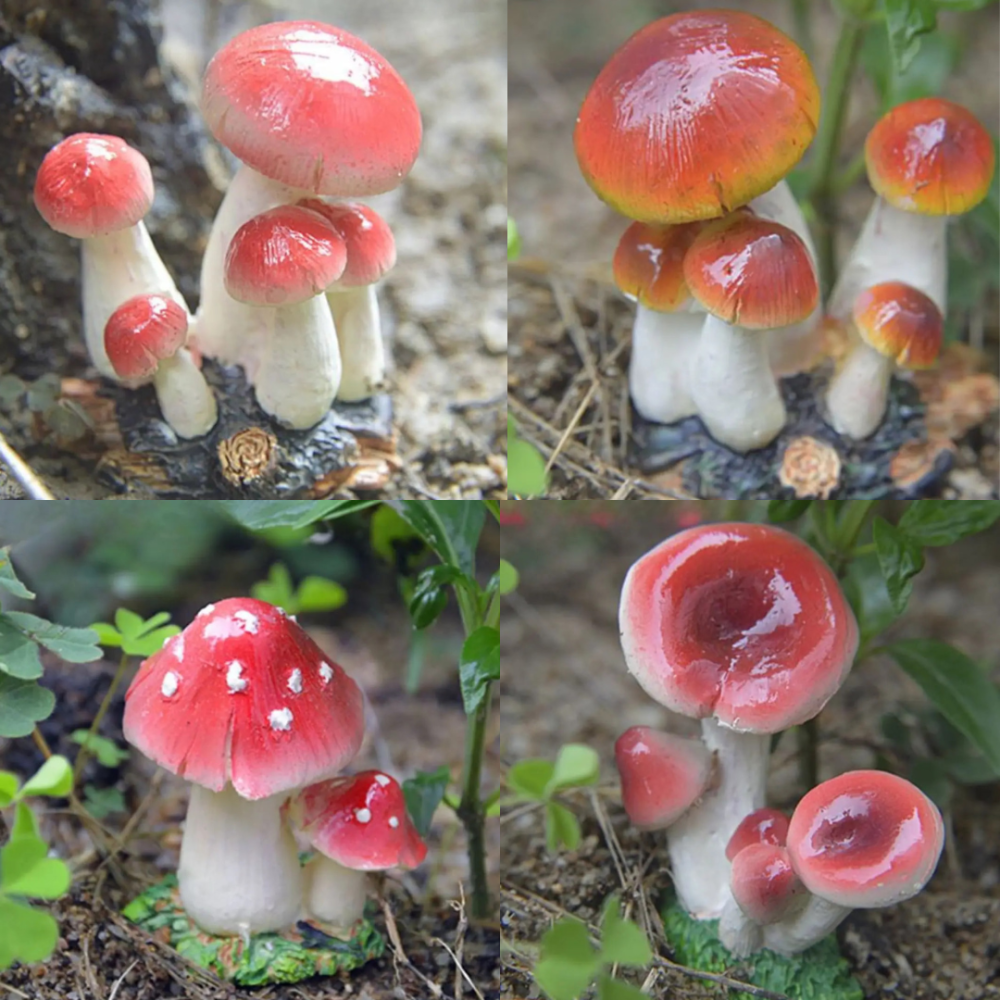 Садовые Грибы из полистоуна 5 х 4.5 х 3 см Одесса - изображение 3