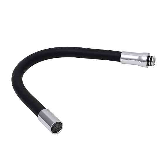 AQUATICA Излив (гусак) 3/4" для кухни силиконовый черный AQUATICA (XH-5239) (9793510) Коломия