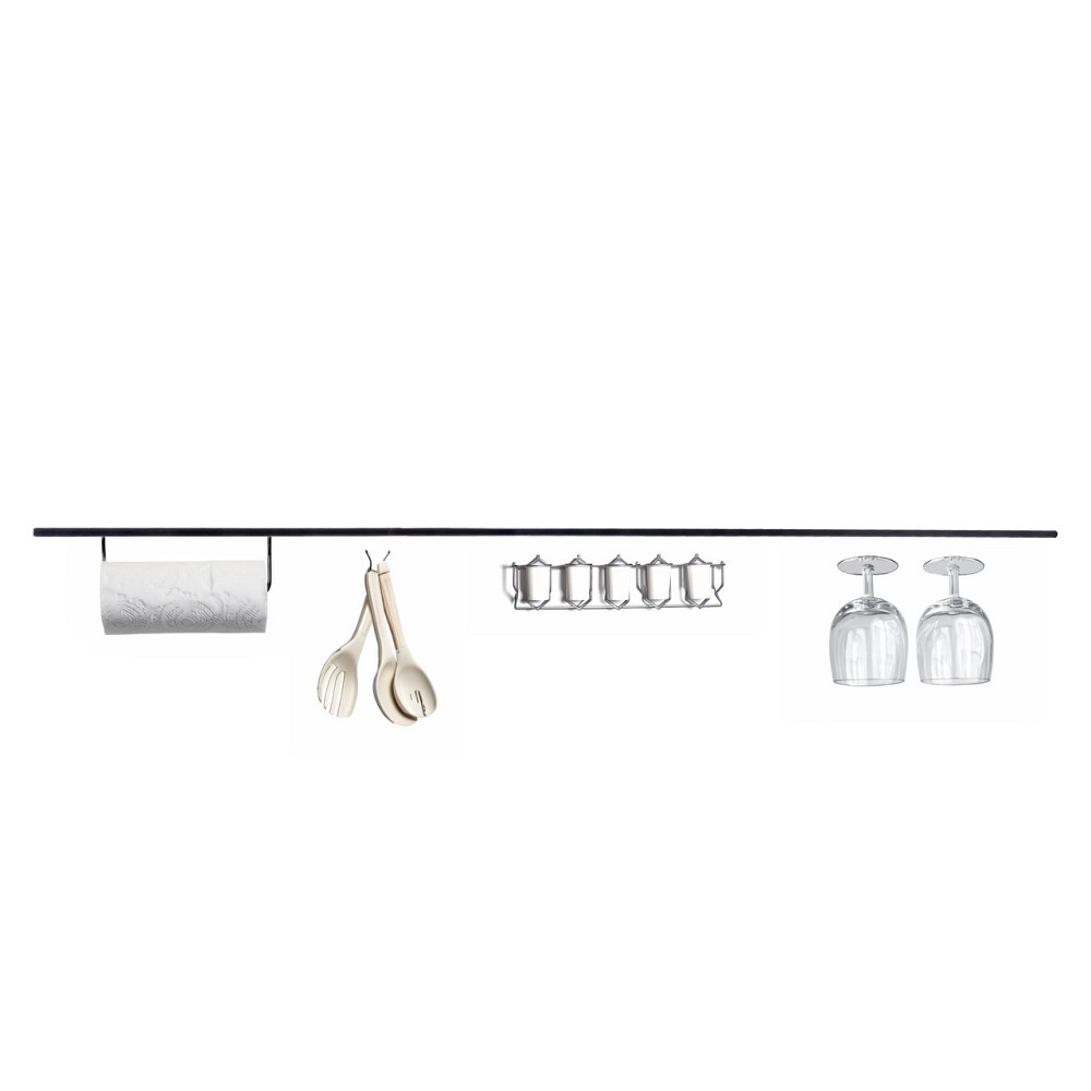 Рейлінг кухонний D=16 мм, L=2 м, метал, чорний (Україна) Борисполь - изображение 1