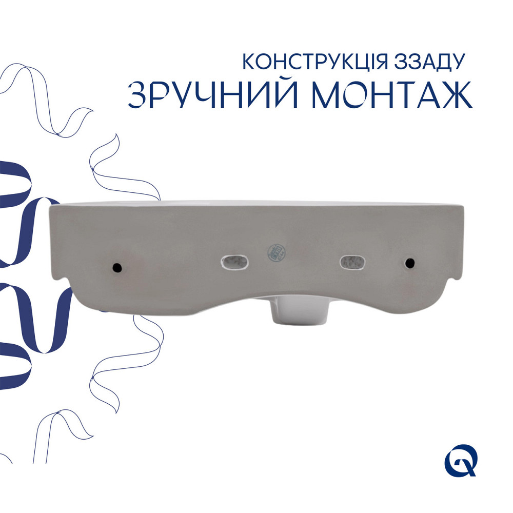 Раковина Qtap Tern 450х250х158 White QT1711H02RW Київ - фото 8