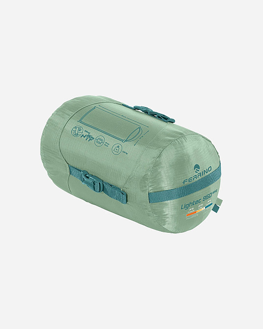Спальный мешок Ferrino Lightec SSQ 950 +5°C Зеленый Правый (86652QVVD) Київ - фото 2