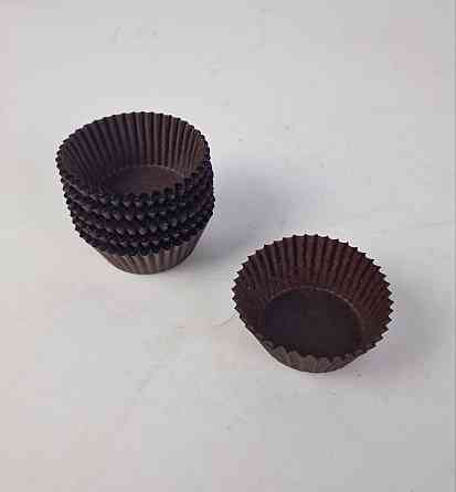 Тартолітка для кексів 6А кругла коричнева D45 H25 (100 шт.) (1 уп.) Харків