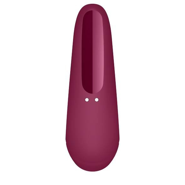 Бесконтактный стимулятор клитора Satisfyer Curvy 1+ бордовый Sex Aura Киев - изображение 4