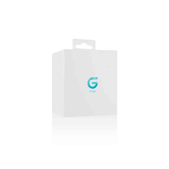 Стеклянная анальная пробка с внутренней спиралью Gildo Glass Buttplug No. 23 Sex Aura Киев