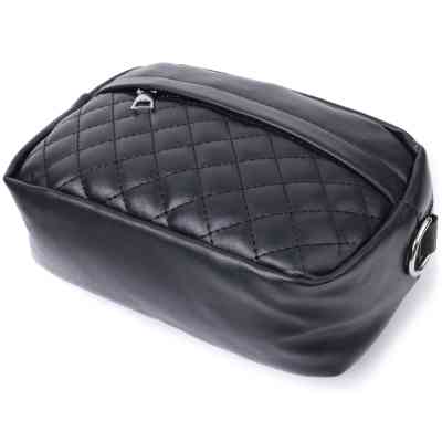 Сумка Vintage З монетницею з екошкіри Чорна (22796) Вінниця