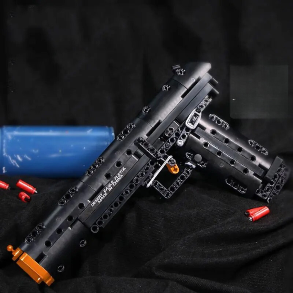 Конструктор Пістолет ігровий дитячий Desert Eagle на 563 деталі, чорний Кам'янець-Подільський - фото 2