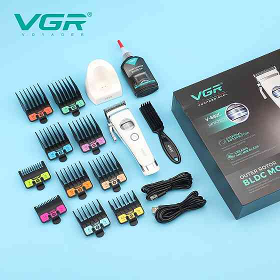 Профессиональная бритва-машинка для стрижки волос VGR, Профессиональная машинка для стрижки головы HC-90 Львов