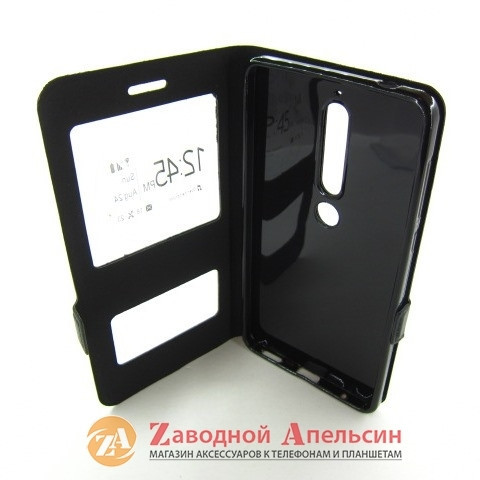 Чехол книжка Nokia 6.1 Smart Case black Одесса - изображение 3