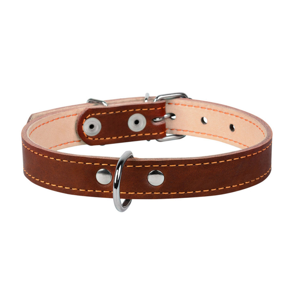 Нашийник "CoLLaR" подвійний (ширина 20мм, довжина 32-40см) коричневий Київ - фото 2