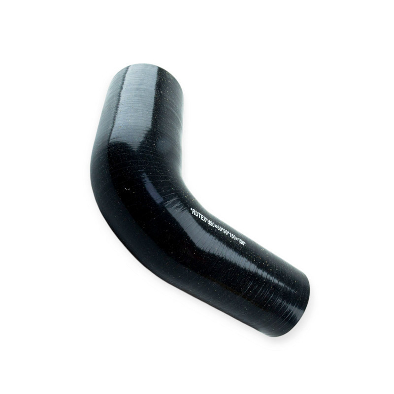 Патрубок кут d-50-d60 L-150*150 90град. силікон універсальний Мукачево - фото 1