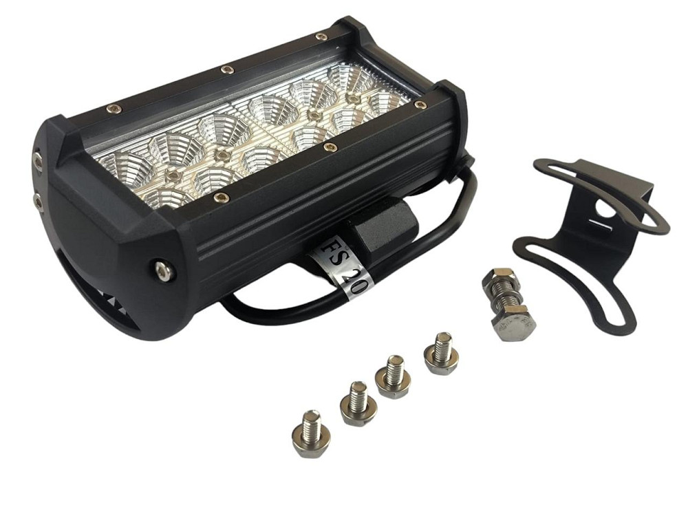 Фара ближнего света (12 led, дополнительная с крепежом, прямоугольная) светодиодная Мукачево - изображение 1