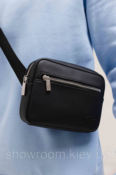 Мужская небольшая брендовая сумка Lacoste (2030) Киев - изображение 7