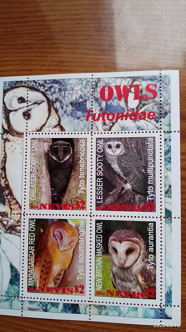 Марки. Фауна. Блок. 2014 рік (Д-2) Полтава - фото 1