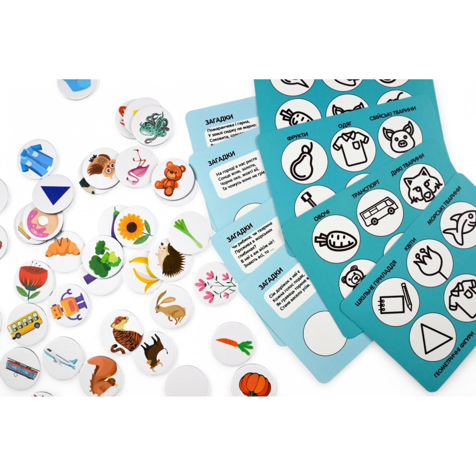 Дитяче лото "Асоціації" 2255-UM 6 полів, 84 фішки Вінниця - фото 2