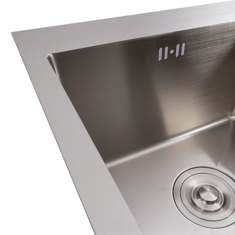 VALESO Кухонна мийка нержавійка 78*48 VALESO Handmade на дві чаші (3.0/0.8) Коломия - фото 4