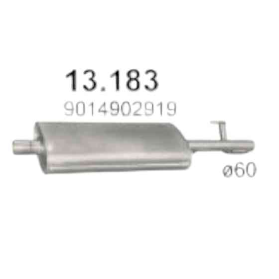 Глушник Бенз Спрінтер 2.2-2.7D Мерседес Мукачево