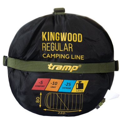 Спальний мішок Tramp Kingwood Regular Olive/Grey R (UTRS-053R-R) Вінниця - фото 6
