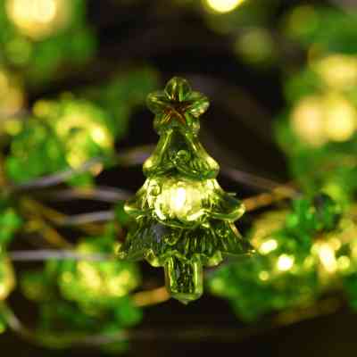 Гирлянда YES! Fun На медной проволоке Елки 20 LED Тепло-белая 2.2 м На батарейках (801208) Винница