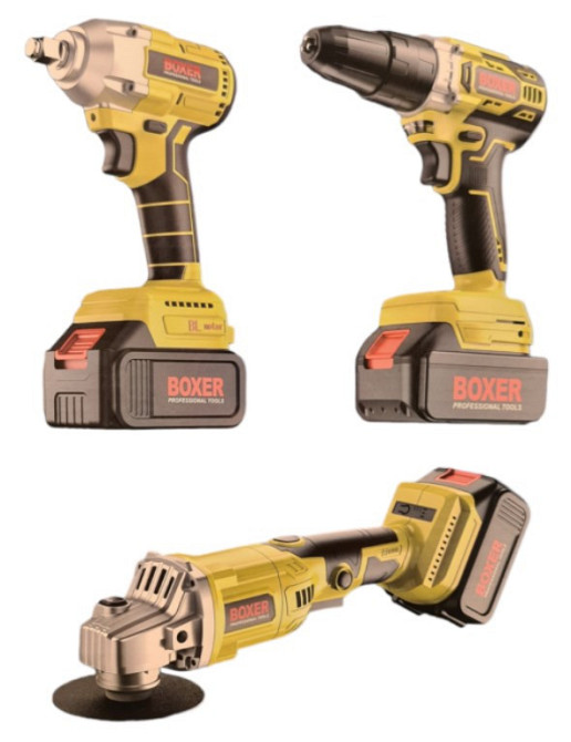 BX-189 Акумуляторний набір: гайковерт, шуруповерт, болгарка 25V з кейсом, 3 інструменти Одеса - фото 2