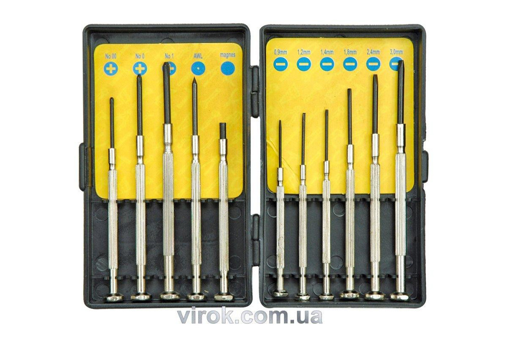 Набір викруток прецизійних VOREL : SL/PH/AWL/магніт. 11 шт. [25/100] Одесса - изображение 1