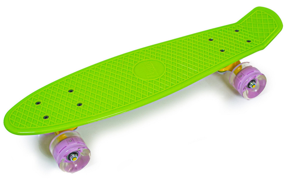 Пенні борд 22 дюйми PENNY. Зелений колір. Колеса світяться під час катання Одеса - фото 2