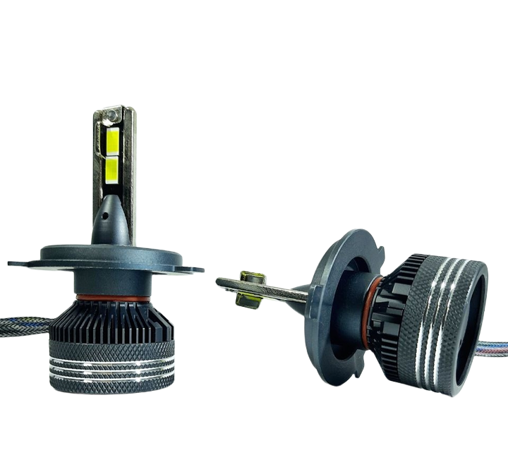 Комплект світлодіодних LED ламп Sanvi V2 H4 (P43t) Canbus 65W 16000Lm 5500K 12V Харків - фото 1