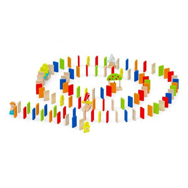 Динамічний конструктор Viga Toys Дерев'яне доміно 116 ел. (51620) Харьков - изображение 1