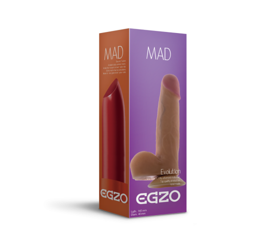 Фаллоимитатор EGZO Ciberskin DS004 ( 16,5 см х 4 см ) Sex Aura Киев