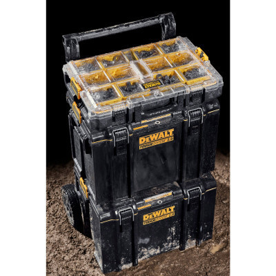 Ящик для інструментів DeWALT органайзер TOUGHSYSTEM 2.0, DS100,545x380x130 мм (DWST83394-1) Вінниця - фото 4