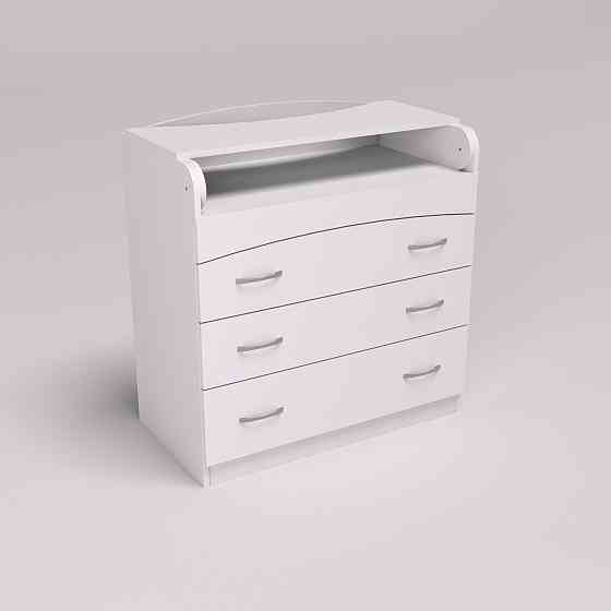 Комод пеленальний №2, Білий, 864/465/916 Львів