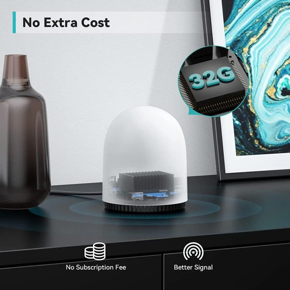 Уценка Комплект беспроводных камер видеонаблюдения WUUK 2K Cam Pro Kit Y0410 (2 камеры + базовая станция) Wi-Fi IP67 32GB Киев - изображение 8
