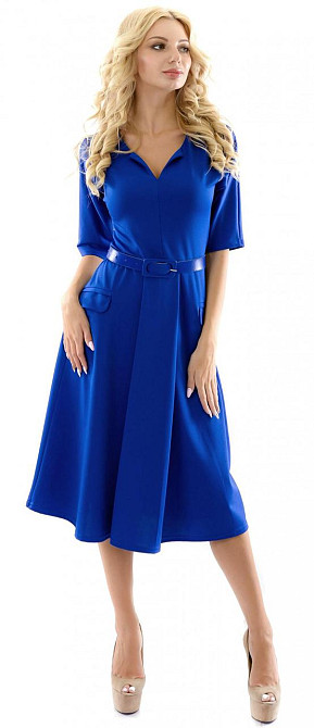 Стильне плаття з поясом (42) Київ - фото 2