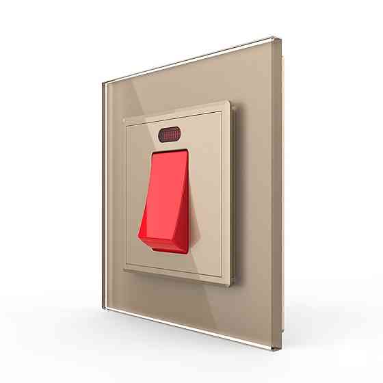 Майстер вимикач 20 ампер Livolo золотий (VL-C7KMKV20A-2AP) Коломыя