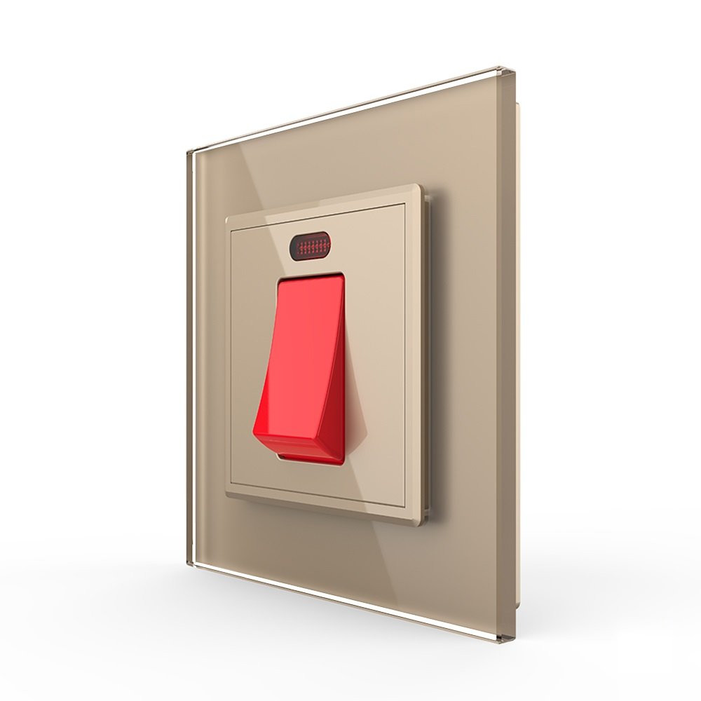 Майстер вимикач 20 ампер Livolo золотий (VL-C7KMKV20A-2AP) Коломыя - изображение 6