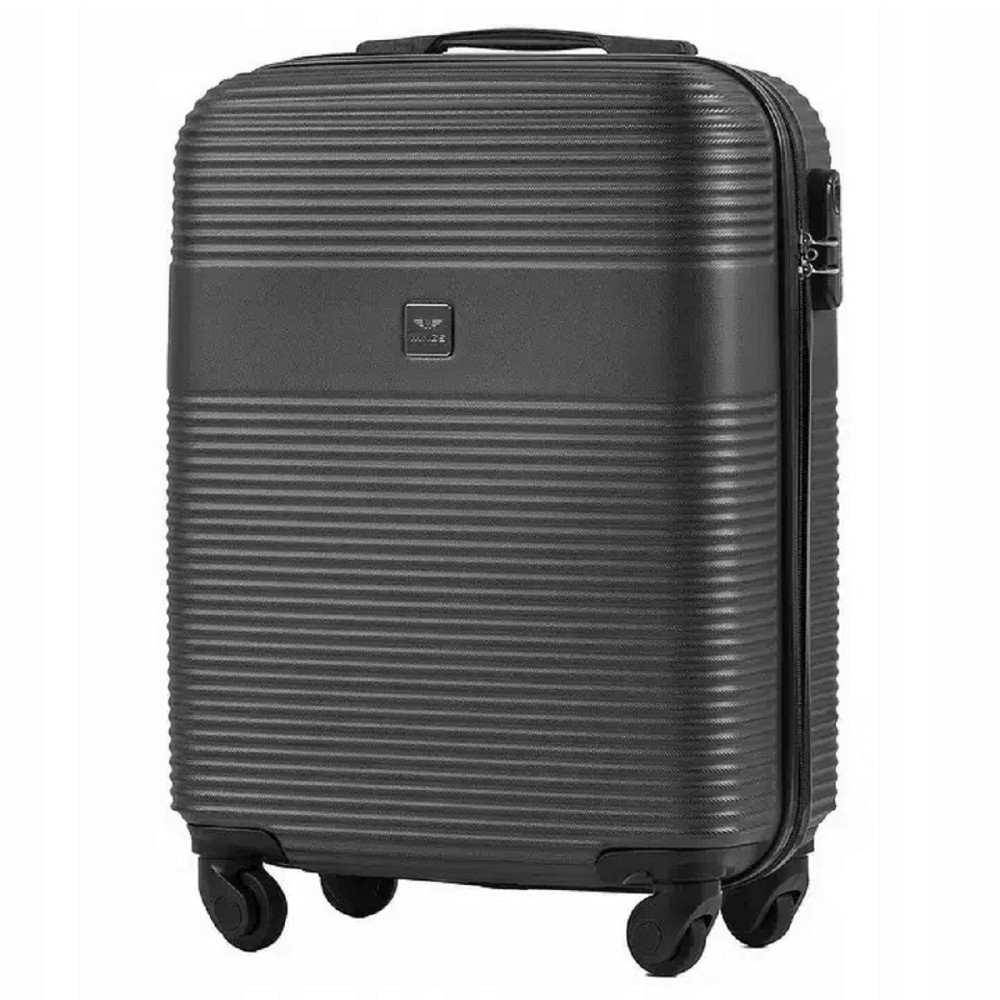 Валіза пластикова WINGS 5398 мікро 52 см графіт Київ - фото 1