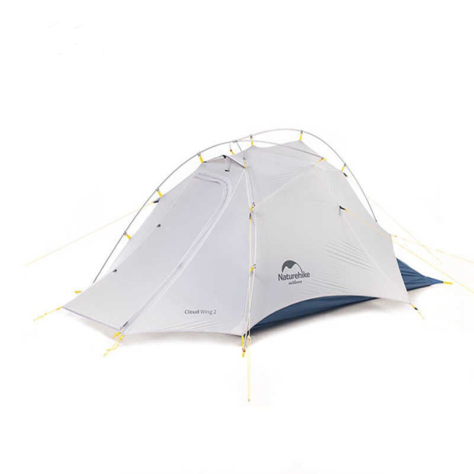 Намет надлегкий двомісний  з футпринтом Naturehike Cloud Up Wing NH19ZP083, 15D, сіро-голубий Київ - фото 1