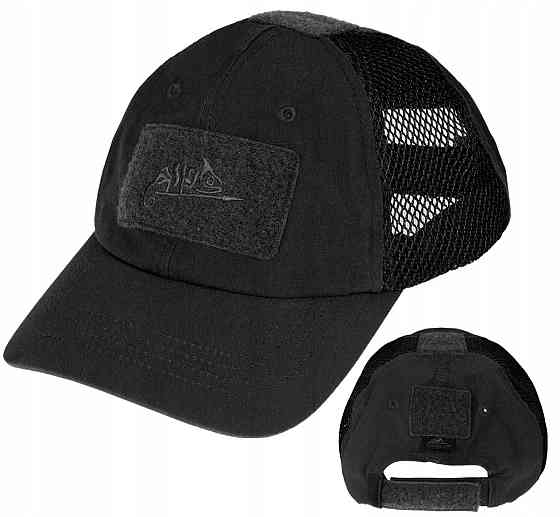 Тактична Бейсболка із сіткою Helikon-Tex "PoliCotton Ripstop" (CZ-BBV-PR-01) Black Нововолинськ