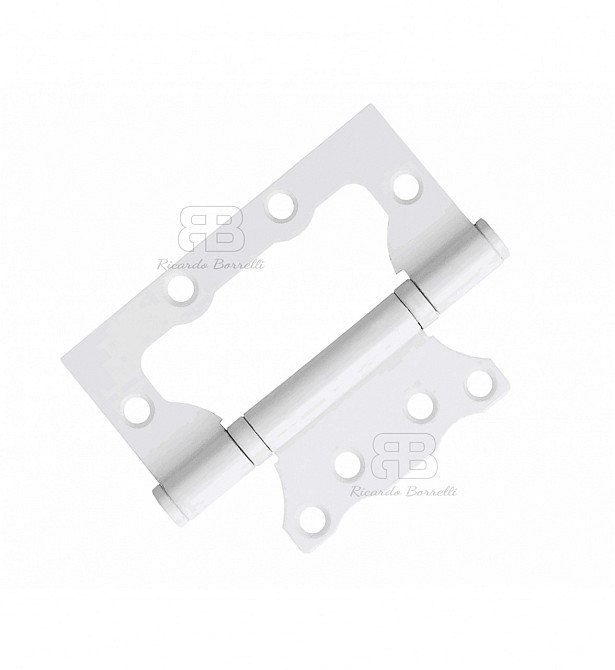Петля накладна метелик Ricardo Borelli 100х63х2.0 мм на підшипниках MW матовий білий Київ - фото 1