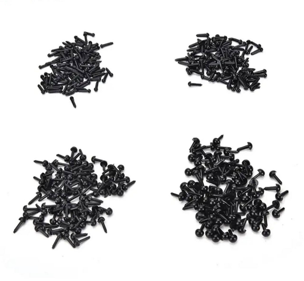 Глаза ДЛЯ ИГРУШЕК, ДИАМЕТР 3 ММ, ЦВЕТ ЧЕРНЫЙ Киев - изображение 3