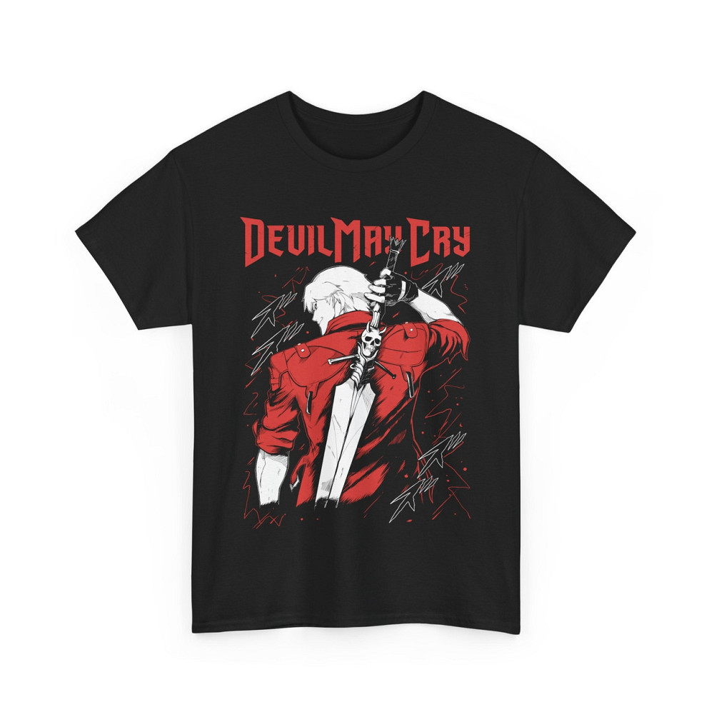 Футболка для хлопчика з аніме принтом Віргіл Девіл Дмк Преміум оверсайз (зріст від 165 до 180) Чорний AnimeJ0528m Дніпро - фото 4