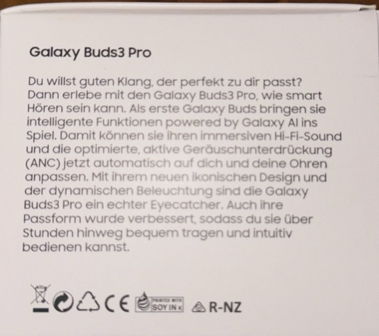 Наушники Samsung Galaxy Buds3 Pro. Харьков - изображение 1