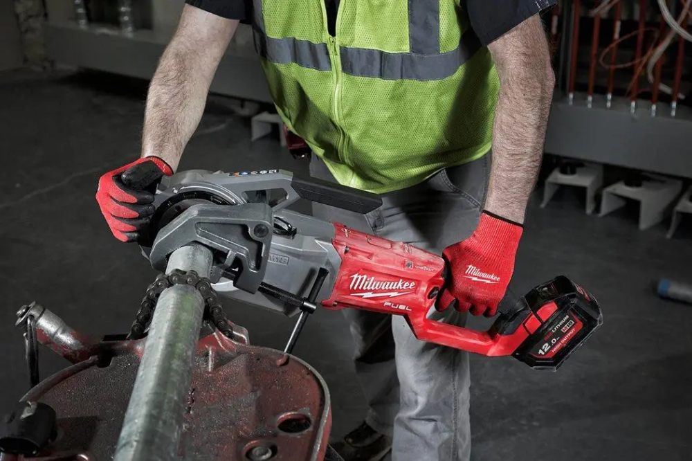 Профессиональный инструмент резьбонарезной аккумуляторный MILWAUKEE, M18 FUEL FPT2-121C, 2'' : с АКБ 2 шт-12Ah Киев - изображение 10