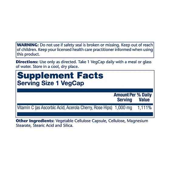 Витамин С Solaray Vitamin C with Rose Hips Acerola 1000 mg 100 vcaps Киев