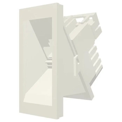 Модуль Keystone RJ45 STP кат. 5е, 22.5х45, кутовий, white Molex (16.1C.011.D0035) Винница - изображение 1