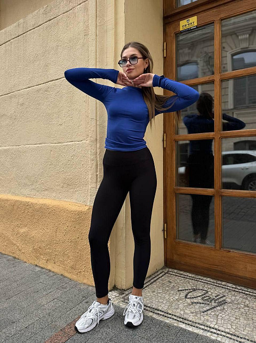 Женские базовые теплые лосины рубчик с начесом Одесса - изображение 5