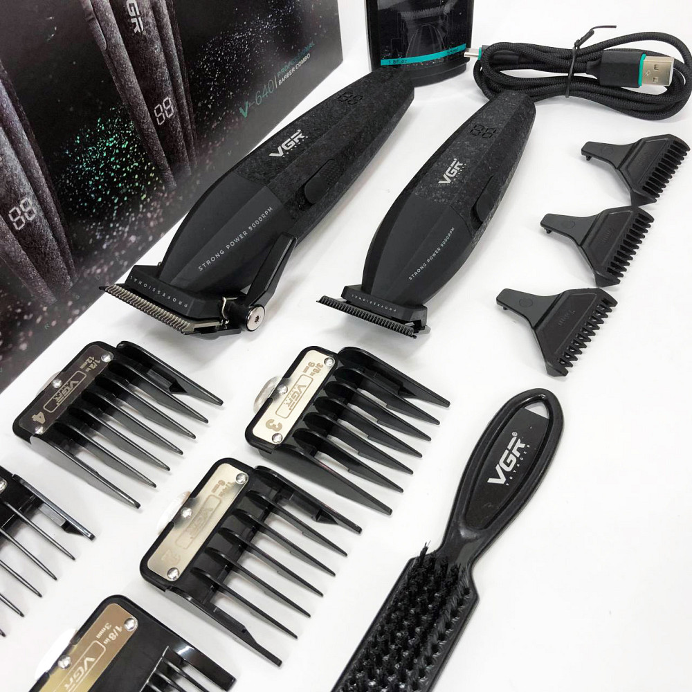 Класна машинка для стрижки волосся, Електрична машинка для стрижки побутова підстригання CZ-65 Івано-Франківськ - фото 1