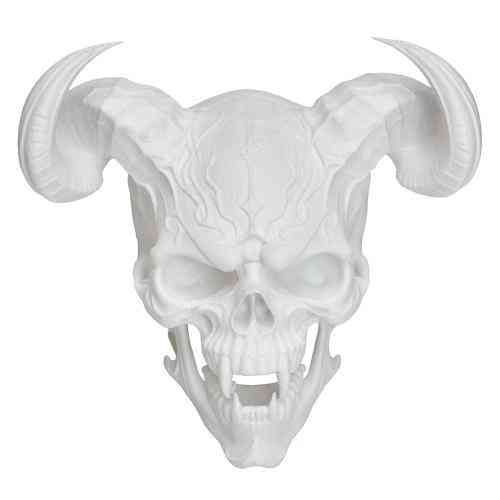 Защитный колпачок на фаркоп с белым черепом и рогами Харьков