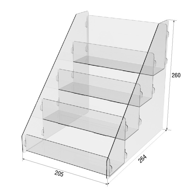 Товарна горка EKOSTAR на 4 полки 205х264х260 Київ - фото 3